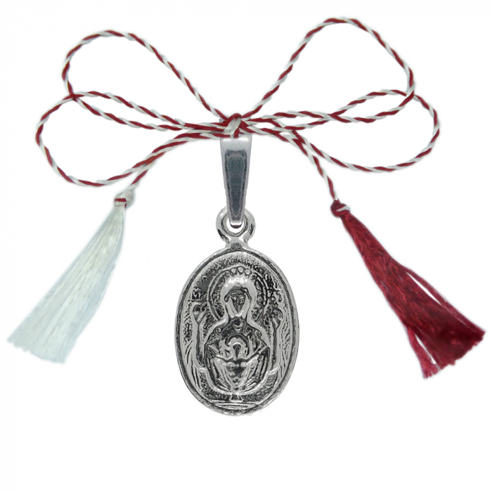 Martisor Pandantiv argint Maica Domnului 4371115 Dras [1]