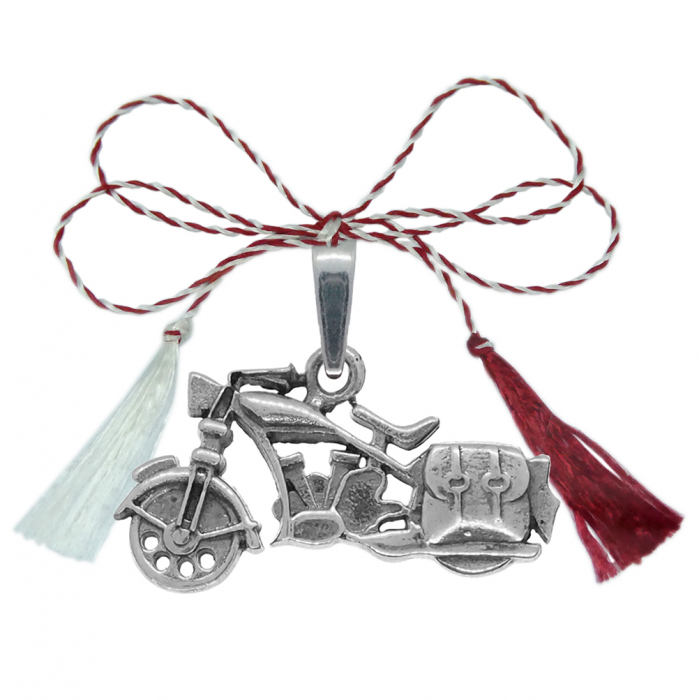 Martisor Pandantiv argint Motocicleta 6443305 Dras [1]