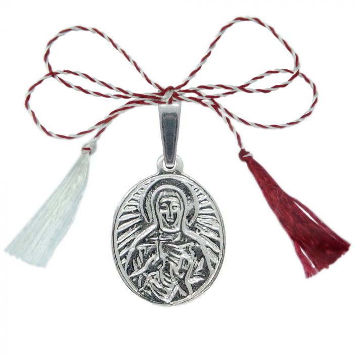 Martisor Pandantiv argint Sfanta Cuvioasa Parascheva de la Iasi 4376115 Dras [1]