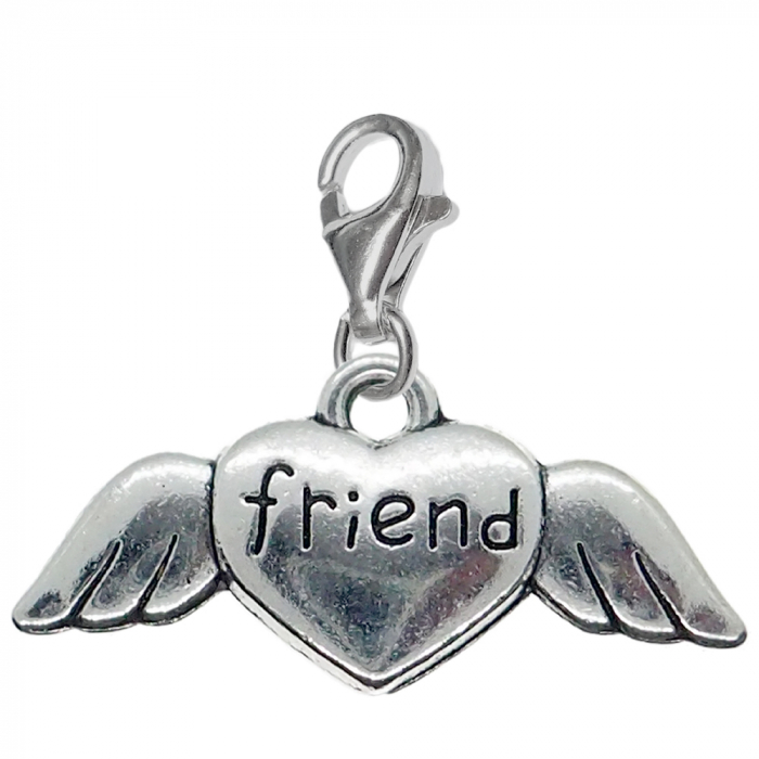 Pandantiv argint carabina Inimioara friend 9559380 Dras [1]