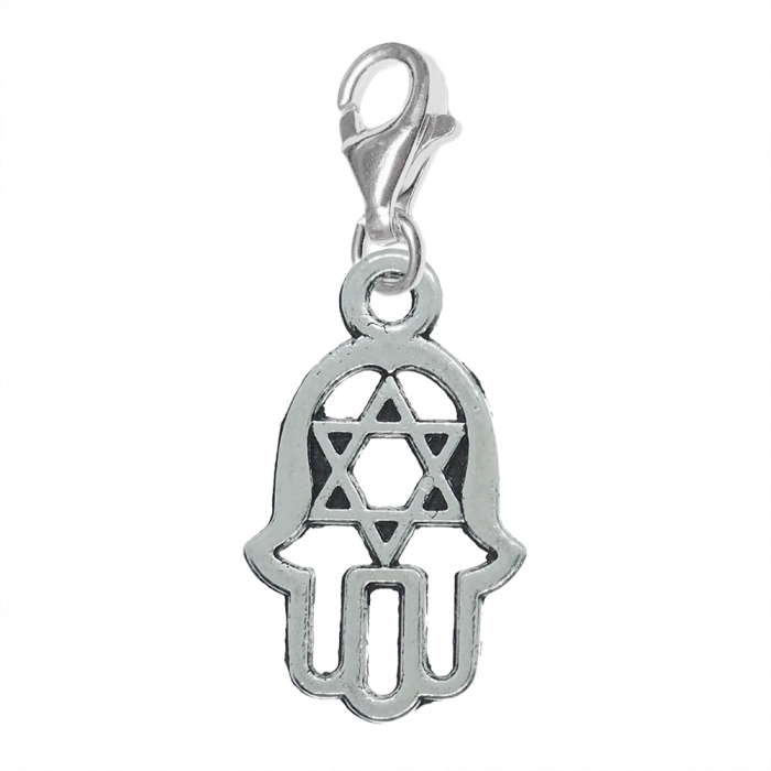 Pandantiv argint carabina Mana Fatimei Steaua lui David 1002517 Dras [1]