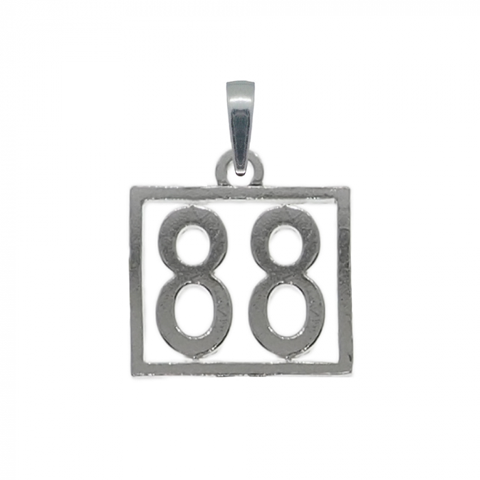 Pandantiv argint Cifra 88 numar norocos cifre aniversare 10248_8275 Dras [1]