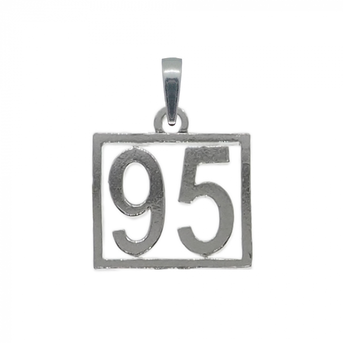 Pandantiv argint Cifra 95 numar norocos cifre aniversare 10249_5275 Dras [1]