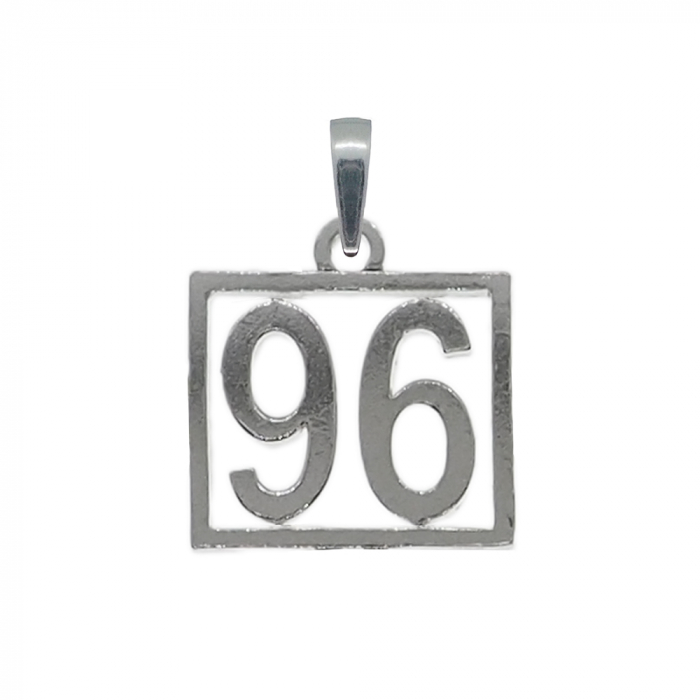 Pandantiv argint Cifra 96 numar norocos cifre aniversare 10249_6275 Dras [1]