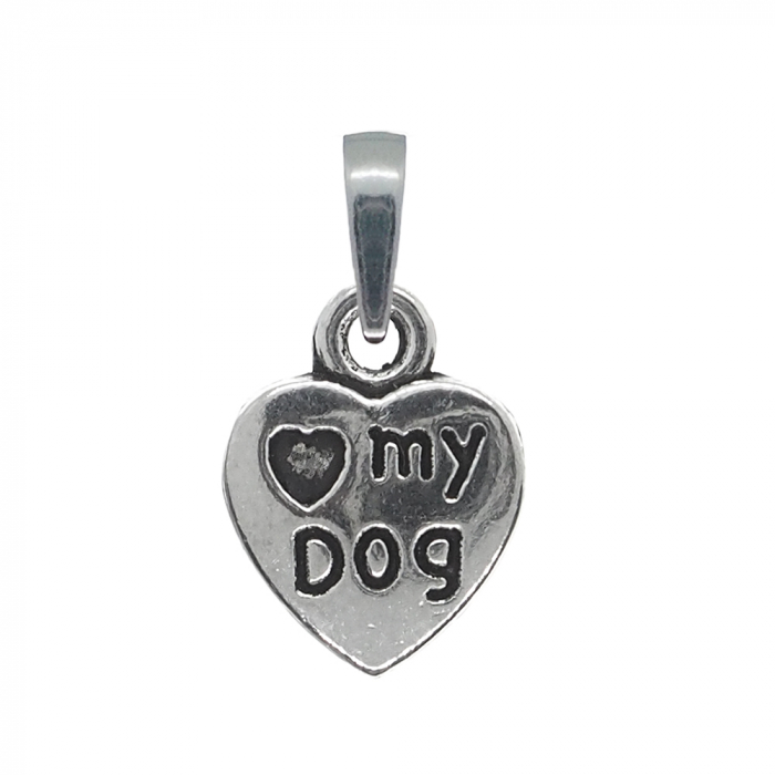 Pandantiv argint Inima Love my dog 9287205 Dras [1]