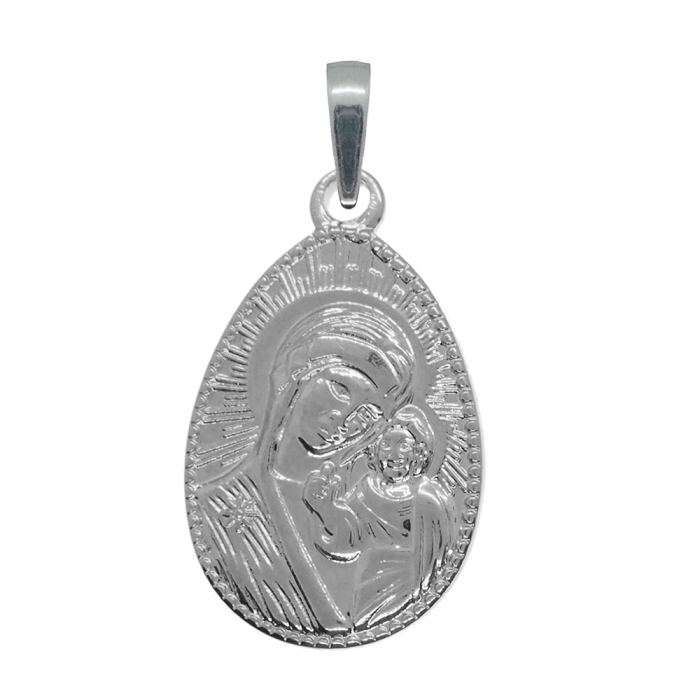 Pandantiv argint Medalion Maica Domnului Pruncul Iisus 9968485 Dras [1]