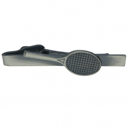 Bijuterii barbati - Ac cravata Dras galvanizat patinat figurina racheta tenis 11081
