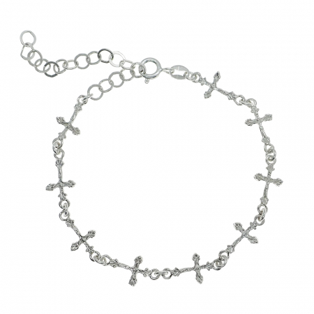 Cu cruciulite - Bratara argint Cruciulita 4221400 Dras