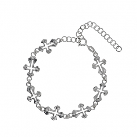 Cu cruciulite - Bratara argint Cruciulita 4488560 Dras
