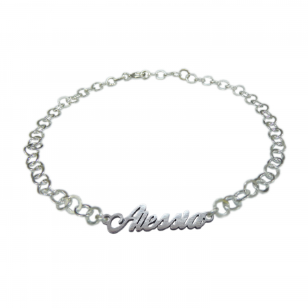 Cu nume - Bratara argint personalizata nume Alessia argint reglabila 9461380 Dras
