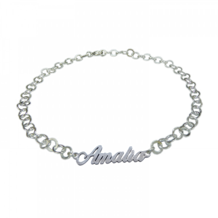 Cu nume - Bratara argint personalizata nume Amalia argint reglabila 9438380 Dras