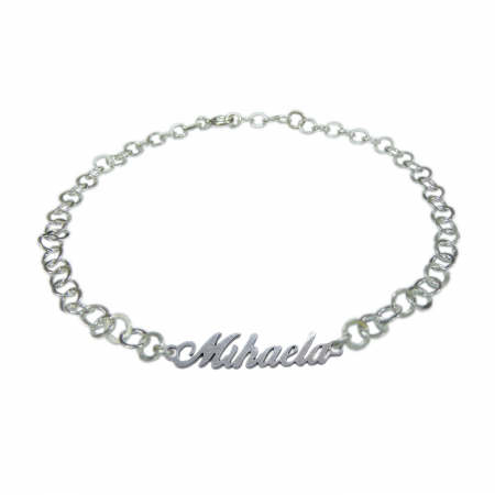 Cu nume - Bratara argint personalizata nume Andra argint reglabila 9440380 Dras