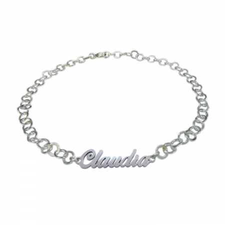 Cu nume - Bratara argint personalizata nume Claudia argint reglabila 9437380 Dras
