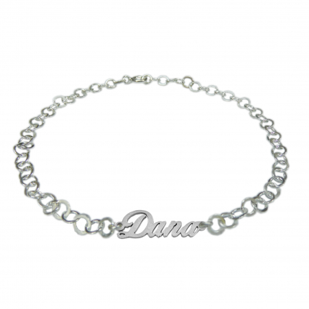 Cu nume - Bratara argint personalizata nume Dana argint reglabila 9429380 Dras