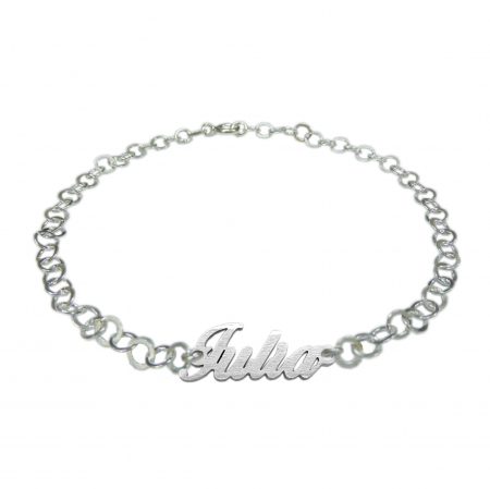 Cu nume - Bratara argint personalizata nume Iulia argint reglabila 9434380 Dras