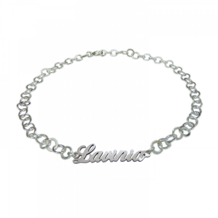 Cu nume - Bratara argint personalizata nume Lavinia argint reglabila 9463380 Dras
