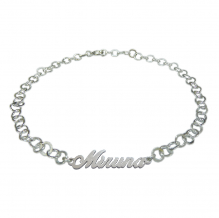 Cu nume - Bratara argint personalizata nume Miruna argint reglabila 9465380 Dras
