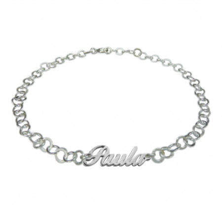 Cu nume - Bratara argint personalizata nume Paula argint reglabila 9431380 Dras