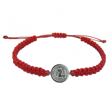 Bratari - Bratara snur rosu impletit manual personalizata zodie Capricorn zodiac european argint 4201200 Dras