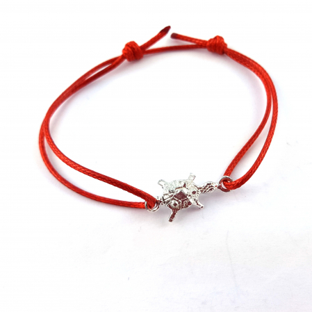 Bratari - Martisor Bratara snur rosu personalizata Broasca testoasa argint 6353115 Dras