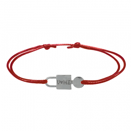 Bratari - Martisor Bratara snur rosu personalizata Lacat cheie argint 9897330 Dras