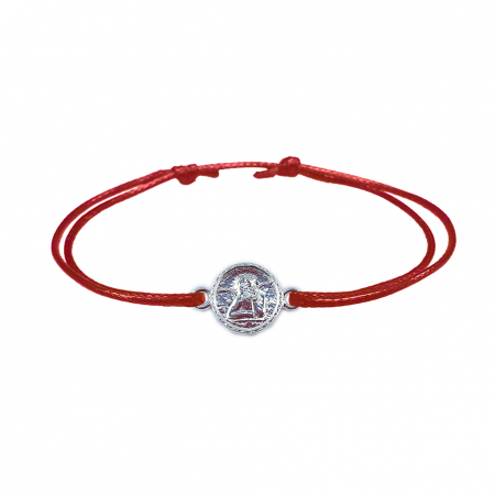 Bratari - Bratara snur rosu personalizata medalion Ingeras argint 4357120 Dras