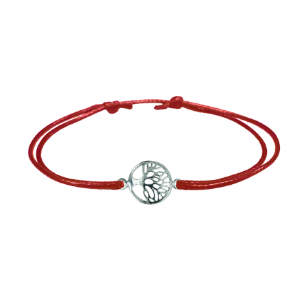 Bratari - Martisor Bratara snur rosu personalizata Pomul vietii argint 9209100 Dras