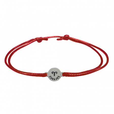 Bratara snur rosu personalizata zodie Berbec argint zodiac european 9785100 Dras [1]