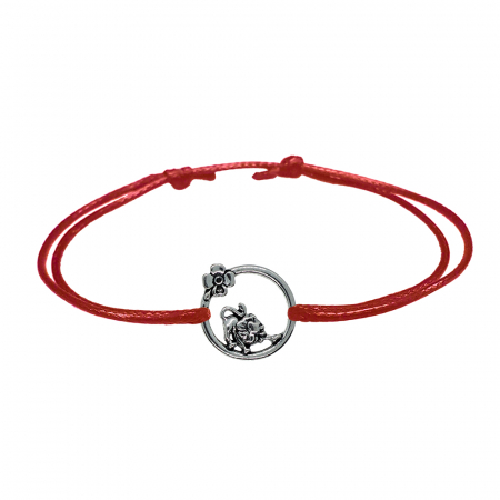 Bratari - Martisor Bratara snur rosu personalizata zodie Leu argint zodiac european 10148240 Dras