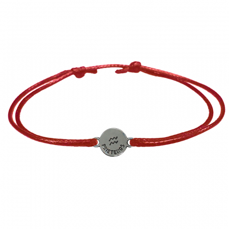 Bratara snur rosu personalizata zodie Varsator argint zodiac european 9783100 Dras [1]