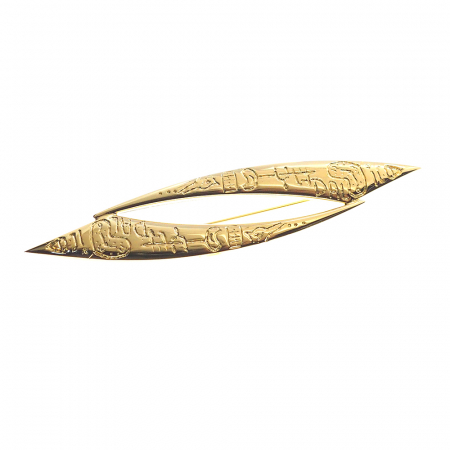Galvanizate - Brosa aurita model 15075 Dras