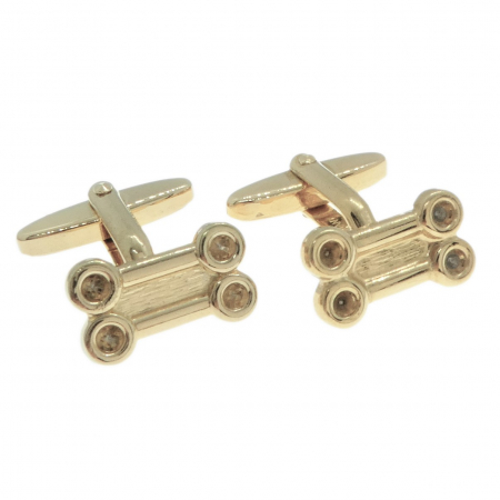 Toate produsele - Butoni camasa manseta auriti mecanism arc model 14305 Dras