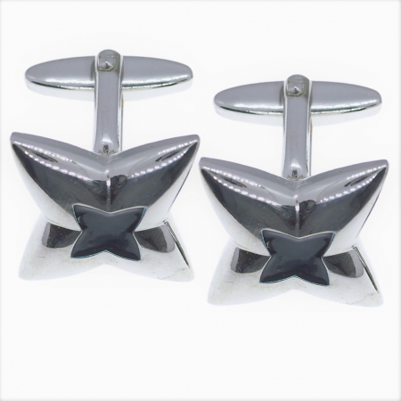 Butoni Camasa - Butoni camasa manseta galvanizati mecanism arc figurina stea neagra 14301 Dras