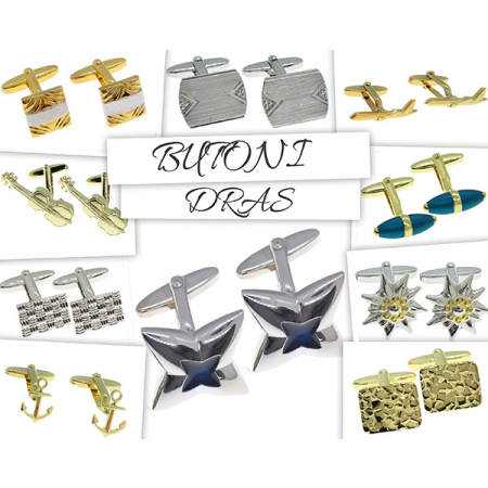 Butoni camasa manseta galvanizati mecanism arc figurina cocos 14234 Dras [2]