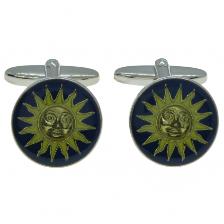 Bijuterii barbati - Butoni camasa manseta galvanizati mecanism arc model 14211 Dras
