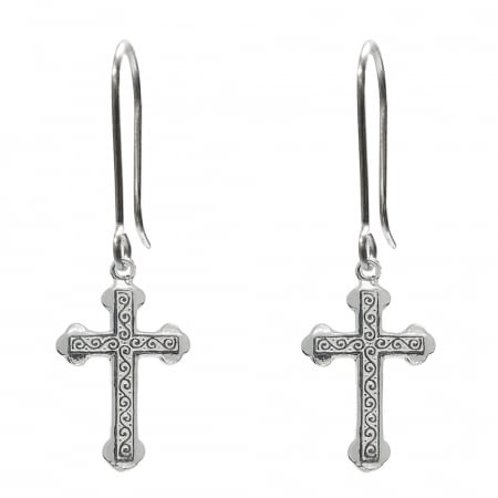 Cu cruciulite - Cercei argint Cruciulita 4183280 Dras