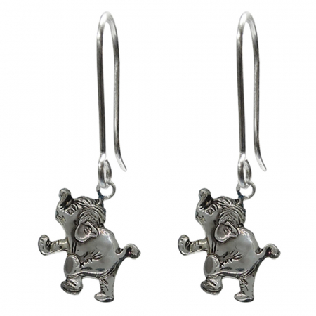 Cercei din argint cu animale: - Cercei argint Elefant 6272550 Dras