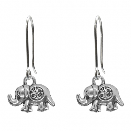 Cercei din argint cu animale: - Cercei argint Elefant 9695450 Dras