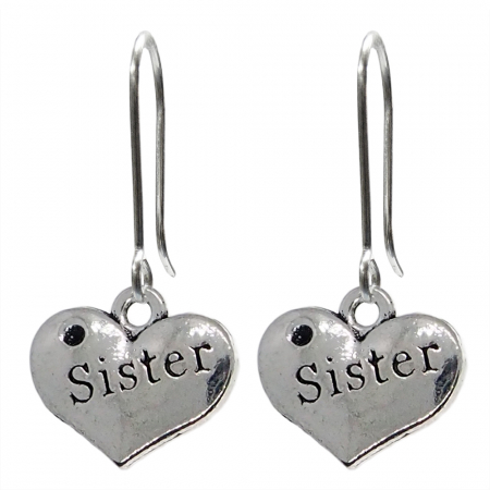Cu inimioare - Cercei argint Inimioara sister 9564650 Dras