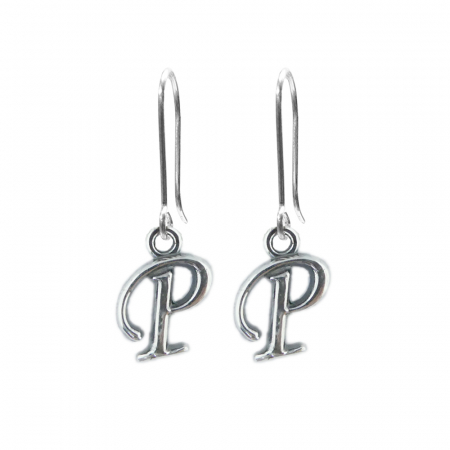 Cercei din argint cu litere: - Cercei argint Litera P 9227250 Dras