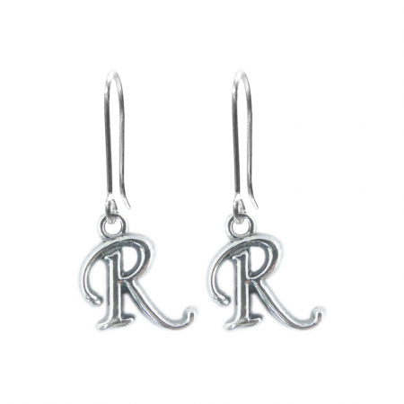 Cercei din argint cu litere: - Cercei argint Litera R 9229250 Dras