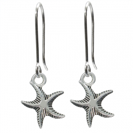 Cercei din argint cu diverse motive - Cercei argint Stea mare 9887290 Dras
