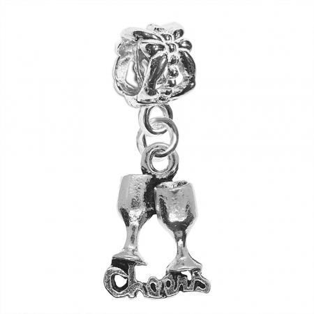 Chelner - Charm argint 2 pahare sampanie Cheers 9611270 Dras