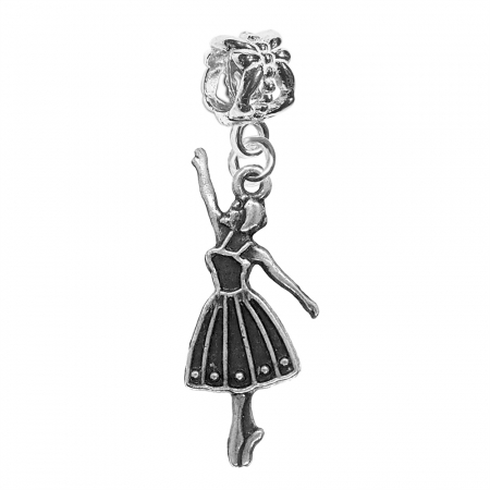 Dans - Charm argint Balerina 9922320 Dras