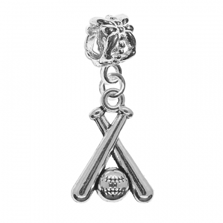 Charmuri - Charm argint Bate baseball minge 9865360 Dras
