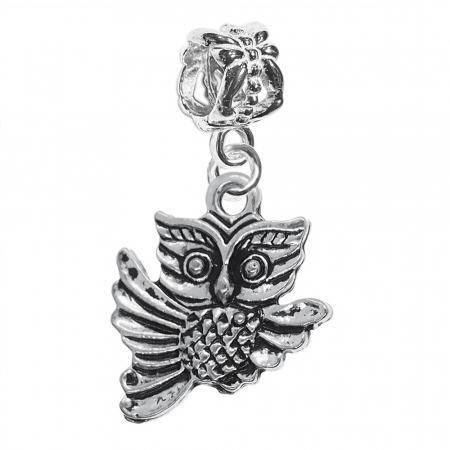 Charmuri din argint cu pasari: - Charm argint Bufnita 9700410 Dras