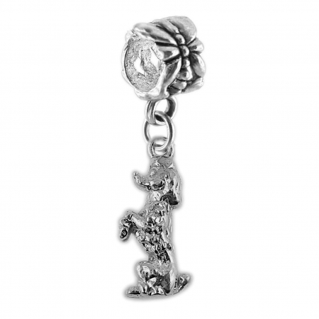 Cu caini - Charm argint Caine Pudel 9282450 Dras