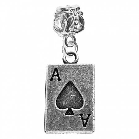 Charmuri din argint cu diverse motive - Charm argint Carte joc As 9580420 Dras