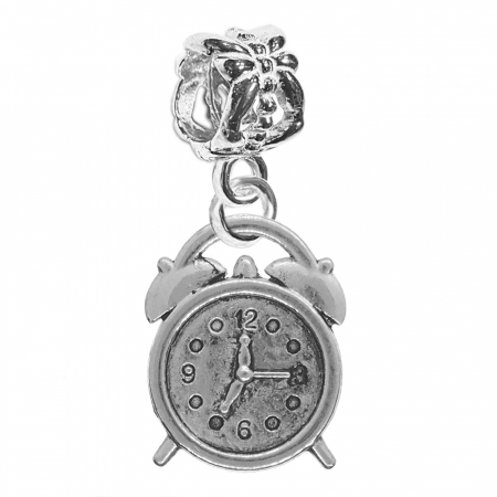 Charmuri din argint cu diverse motive - Charm argint Ceas desteptator 6552280 Dras