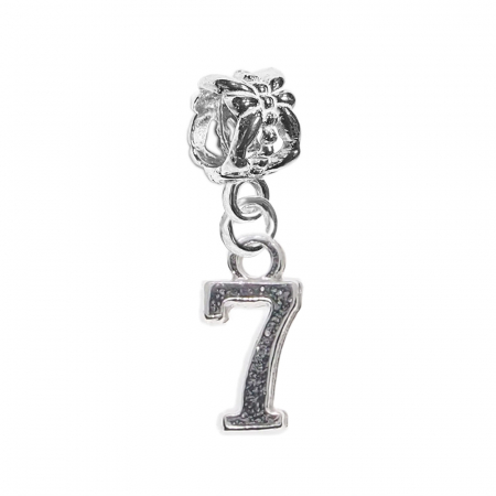 Cu cifre decupate - Charm argint Cifra 7 9527225 Dras